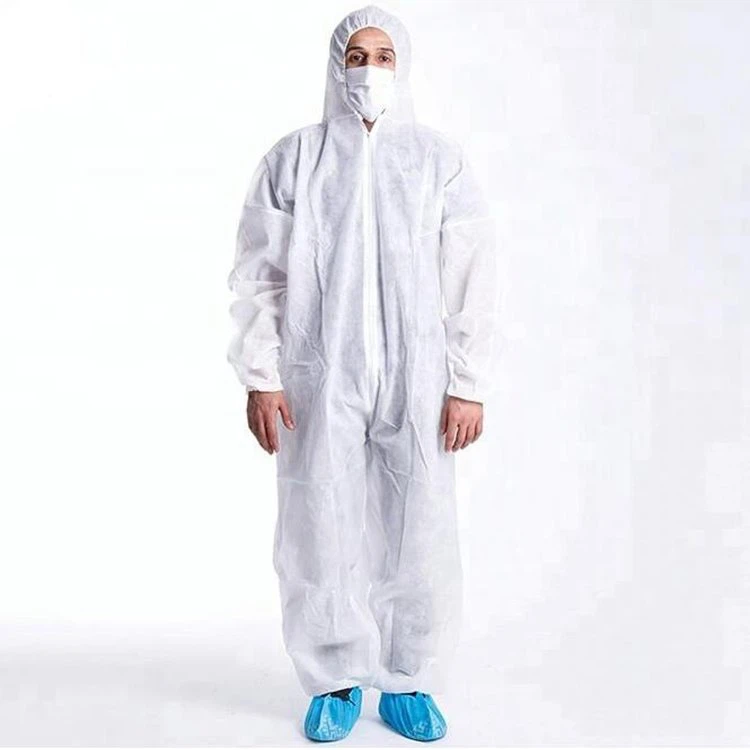 PP ühekordselt kasutatav kapuutsiga kombinesoon